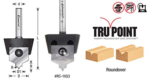 Outil Amana Tool RC-1055 plaquette réversible à coupe nette - 5