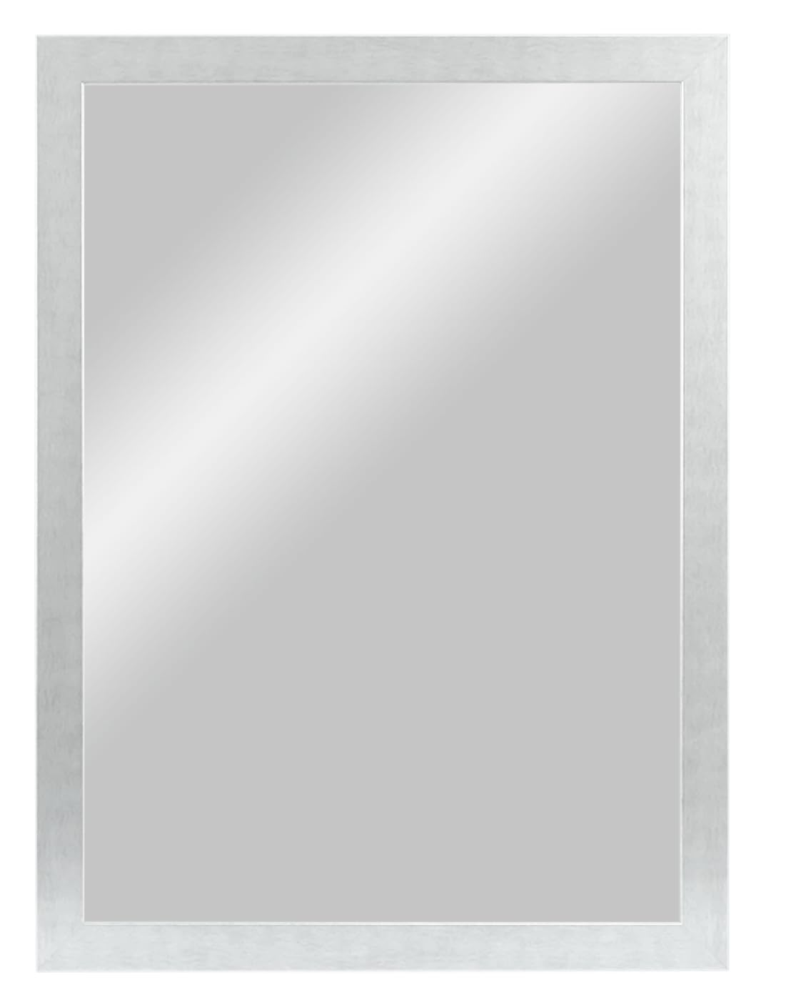 CHELY INTERMARKET Espejo Pared Cuerpo Entero 40x60cm-Marco Exterior 47x67cm MOD-128 Plateado