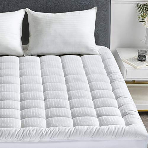 INGALIK Mattress Pad Twin XL Size Cotton Mattress Topper Cooling Mattress Pad Cover