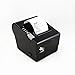 EOM-POS Heavy Duty Cash Register Drawer + Thermal Receipt Printer (80mm) + Barcode Scanner (Cordless) [Black] NOT for Square