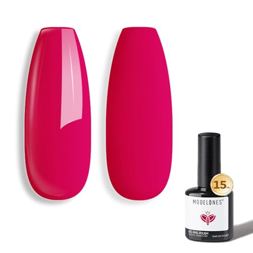 modelones Dark Pink Gel Polish Rosy Mulberry Pink Gel Nail Polish