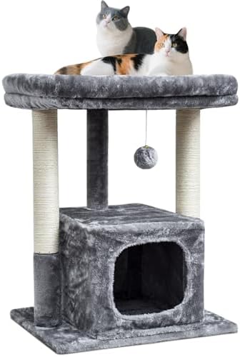 Cat Tree Tower Scratching Post for Indoor Large Cats — detail view