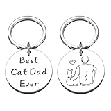 Photo Gallery reizteko simpatico portachiavi a tema gatto per donne, divertente regalo per amanti dei gatti per compleanno, festa della mamma, san valentino, il miglior papà gatto di sempre, small Photo Gallery reizteko simpatico portachiavi a tema gatto per donne, divertente regalo per amanti dei gatti per compleanno, festa della mamma, san valentino, il miglior papà gatto di sempre, small