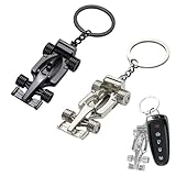 Regalo ideale: questo portachiavi in metallo a forma di auto da corsa è affascinante, divertente e accattivante. È un regalo ideale per la famiglia, gli amici e gli appassionati di sport motoristici, perfetto per occasioni speciali come compleanni, festa del papà, Natale, San Valentino e lauree.