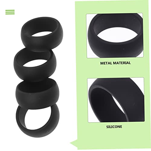 Protector de anillos de silicona para dedos 4 piezas miniatura 3