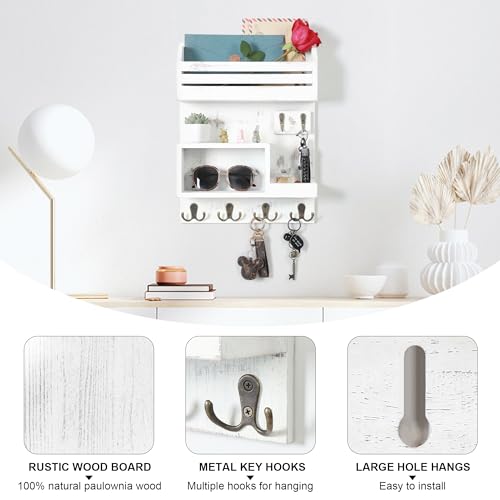 Key-Holder-for-Wall-Wall-Mounted-Mail-Organizer-with-6-Metal-Key-Hooks-Key-Racks-for-Home-Entryway-Decor-Rustic-Paulownia-Wood