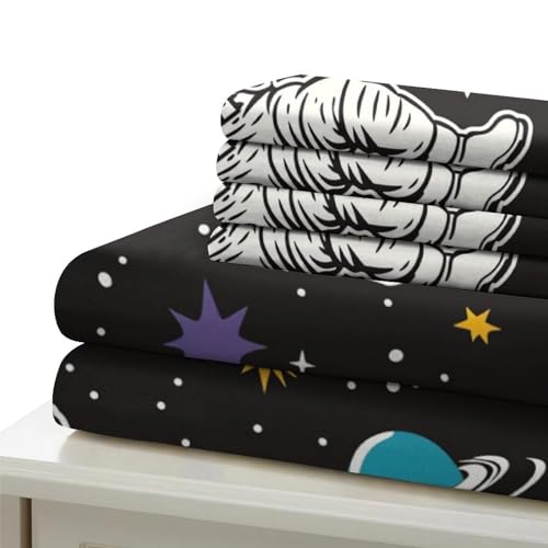 Parure de lit astronaute 3D microfibre douce housse de couette garçon - 6
