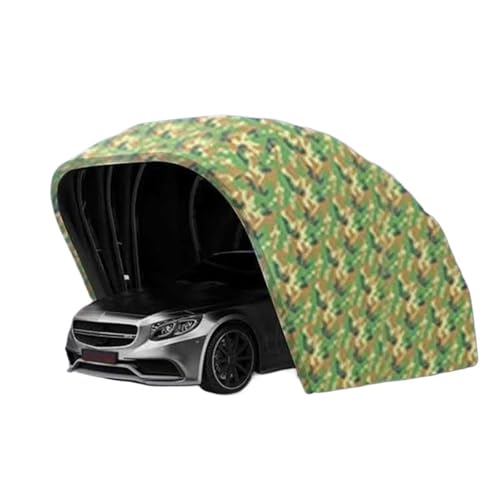 CQJJXKYC Cochera Exterior Garaje Plegable semiautomático móvil retráctil para Exteriores, cobertizo de estacionamiento Sencillo, toldo para Coche, antisol y marquesina. Cocheras