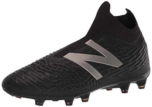 New Balance Tênis de futebol masculino Tekela Magia Fg V3, Preto/prata, 7.5 Wide