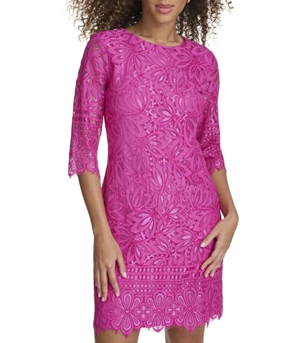 Image of Kensie Women's 1 /2 Sleeve Lace Mini Dress