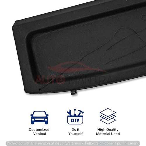 Image of Car Parcel Tray Diggi Luggage Tray in Perfect Fitting Compatible for Venue| Does not fit with The Wiper Model on The Back Glass