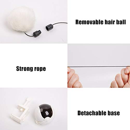 Jzenzero Brinquedos elétricos interativos para gatos, brinquedo para gatos de levantamento automátic