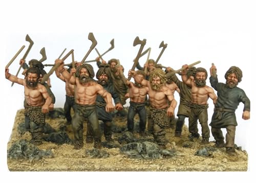 Wargames Delivered - Figuras Plásticas 28mm Guerreros Germánicos miniatura 2