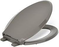 Vista 62 de KOHLER 4639-RL-0 Cachet ReadyLatch Asiento de inodoro redondo con cierre suave, color blanco