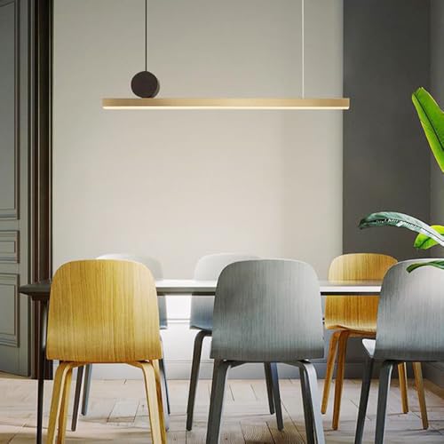 Luces colgantes doradas para transformar la barra de tu cocina e isla 7