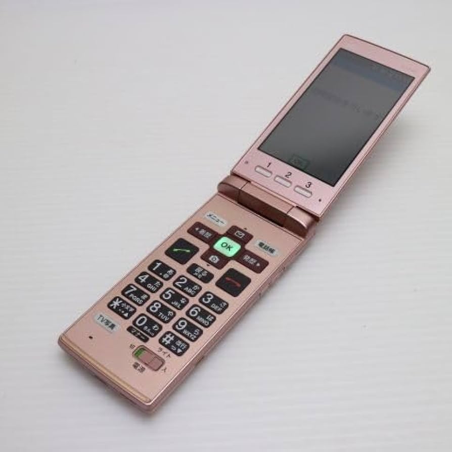 ピンク 折りたたみ式携帯電話 Vodafone (Softbank) V603T Pink Japanese Flip Phone Garakei