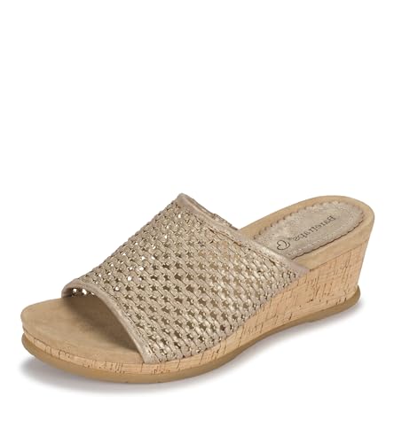 BareTraps FLOSSEY Womens Sandals Soft Gold Size 7 M