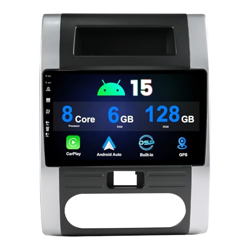 MISONDA [6G+128G] Android 15 Double Din Autoradio pour Nissan X-Trail T31 (2007-2015) Gratuite Caméra+MIC Soutien Commandes au Volant RDS 4G WiFi Dab Carplay...
