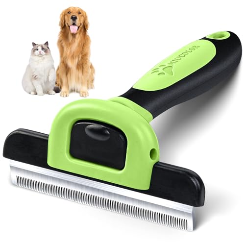 MIU COLOR Pet Grooming Brush, Deshedding Tool for Dogs &