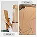 CALLARON 20pcs Corrugated Cardboard Sheets A5 15x21cm Mailing Cardboard for Shipping Packaging DIY Craft Paperboard Industrial Packing Inserts