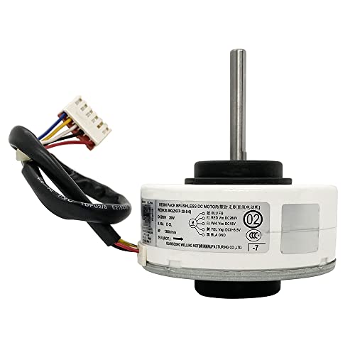 DC280V Air Conditioning Motor Inverter Air Conditioner Brushless DC Motor 20W WZDK20-38G (ZKFP-20-8-6) Fan Motor Replacement Parts 1300RPM CCW