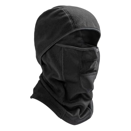 Mens Balaclava Winter Ski Face Mask Breathable Windproof Thermal for Motorcycle Riding Cycling in Cold Weather Black