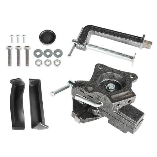 For 3.3 Inch Bench Vise Home Universal Quick Adjustment with Swivel Base US