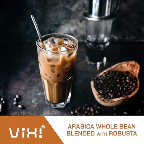 VIXI Coffee Bean Blend, 12 Ounce, Dark Roast, Whole Beans miniatura 2