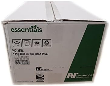1-ply Paper Hand Towel - Blue (Pack of 2880)