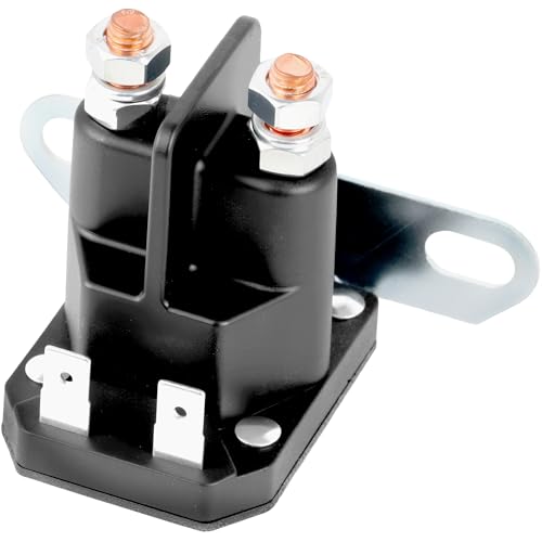 Starter Solenoid for John Deere,Cub Cadet,MTD,AM138068,GY22476,725-04439 Lawn Mower Tractor L100 L105 L108 L110 L111 L118 L120 L130 LA100 LA105 LA110 LA115 LA120 LA125 LA130 LA135 LA140 X110 X120 X140