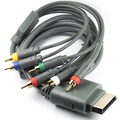 Risingsaplings AV CABLE-001 Component Av Cable Hdtv Video & Rca Stereo Cord For Xbox 360 / Xbox 360 Slim thumb #1