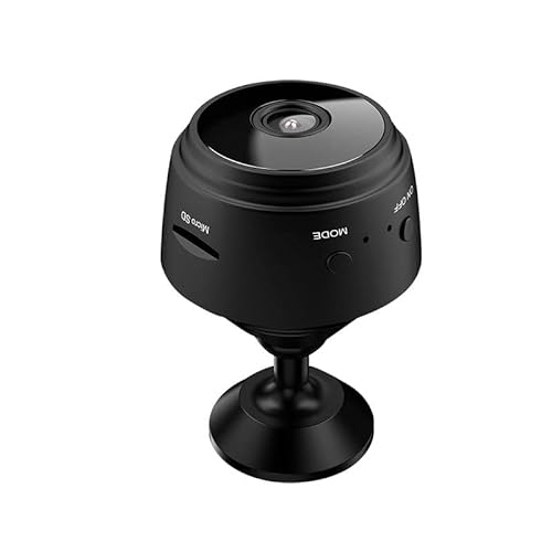 Mini Câmera Segurança Espiã Monitoramento Wifi Full HD Visão Noturna Com Gravador De Voz…