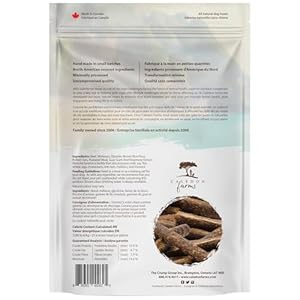 Caledon Farms Chewy Beef Sticks Dog Treats: 220G/7.8OZ Caledon Farms Chewy Beef Sticks Dog Treats 220G78OZ