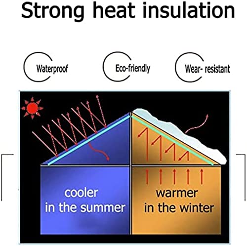 Película de protección solar multifuncional de aluminio reflectante contra el frío 5