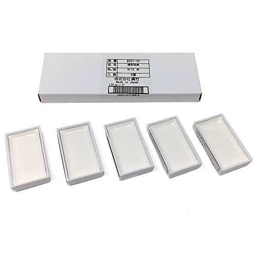 5 acuarela japonesa Kuretake Gansai Tambi, color blanco