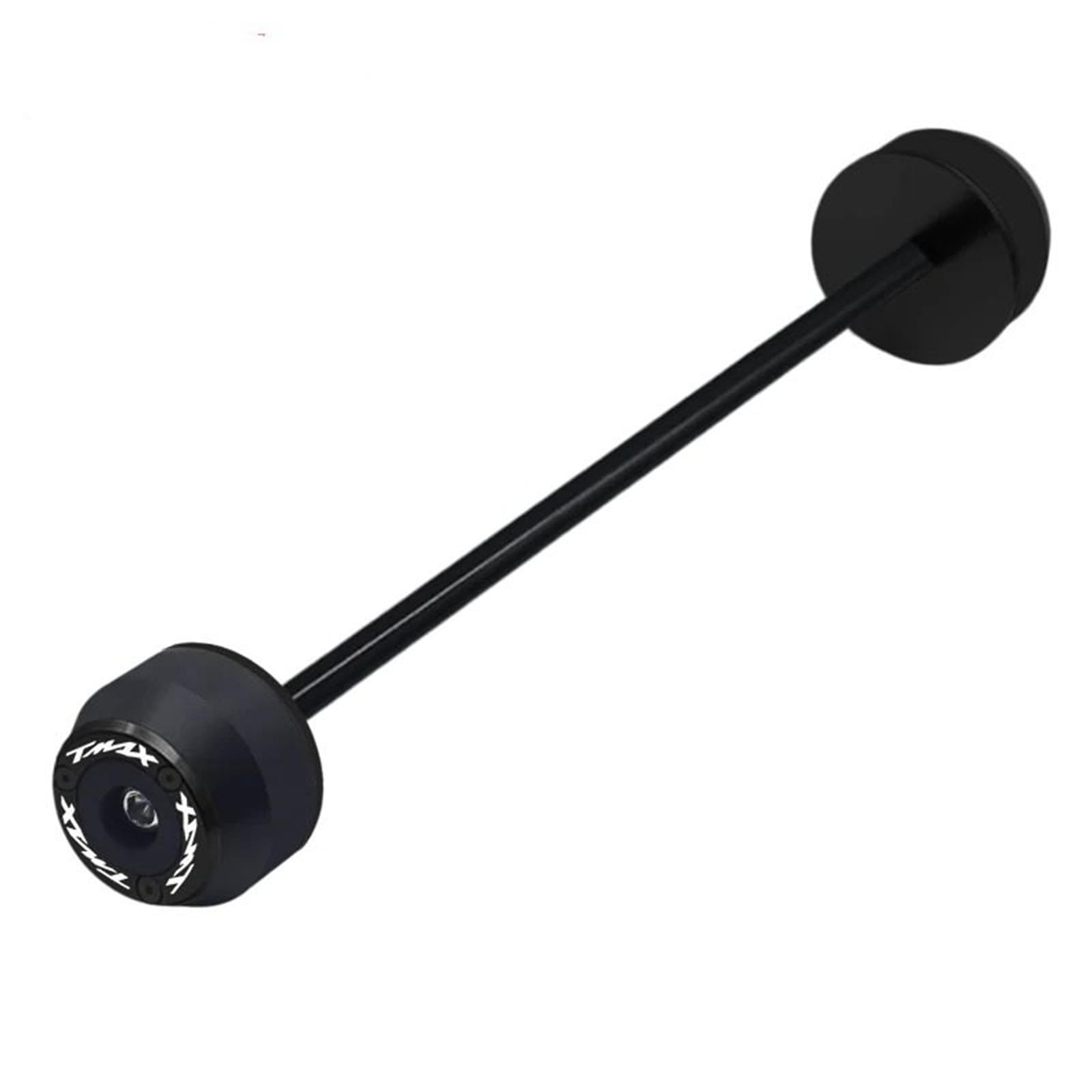 Dla TMAX560 T-MAX530 DX SX osłona motocykla Crash Slider Cap Pad | Tech Max Motocykl CNC Oś tylna Widelec Osłona koła Crash Slider Cap Pad TMAX(Rear Black)