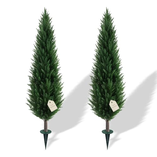 YWLANXXCH 4ft Artificial Cedar Topiary