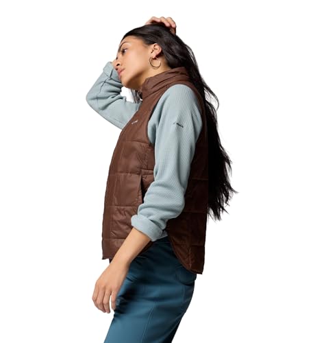 Chaleco de forro polar mujer Columbia con acabado acolchado premium 3
