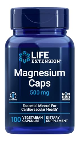Life Extension - Magnesio Caps - 500mg - 100 Cápsulas Vegetarianas