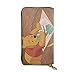 Produktbild Winnie Puuh Geldbörse aus echtem Leder, hohe Qualität, Reißverschluss, lange Clutch-Geldbörse, Münzfach, Kartenpaket für Damen und Herren