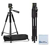 60" Pro Series Professional Camera Tripod for Canon, Nikon, Sony, Samsung, Olympus, Panasonic & Pentax + eCost Microfiber Cloth -  eCostConnection