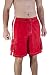 North Pole Mens Swim Trunk With Cargo Pockets Large, Red
