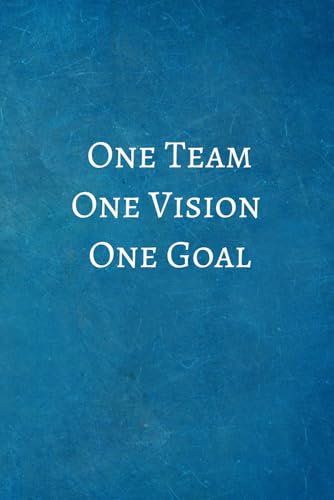 One Team One Vision One Goal: Team Gifts for Employees