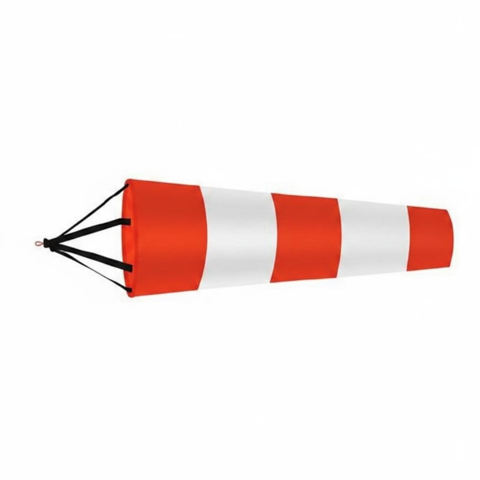 High-Visibility Reflective Wind Direction Sock 360-Degree Rotation Airport Windsock Waterproof Striped Wind Cone Corrosion-Resistant for Pilots, Industrial Sites, Marine, Helipad, Red White, 1-image-16