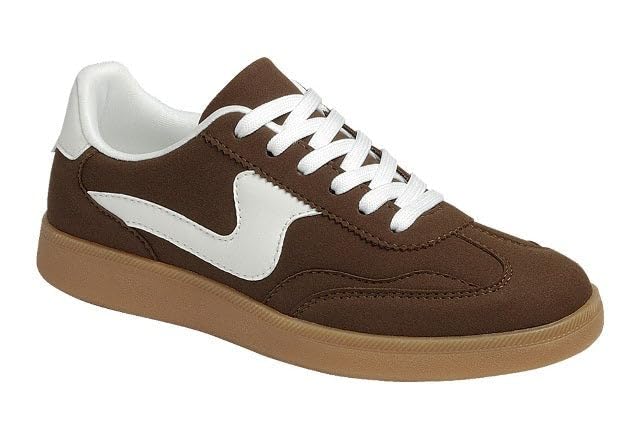 Forever Link Modern-12 Women's Low Top Lady Sneakers Lace-up Fashion Shoes