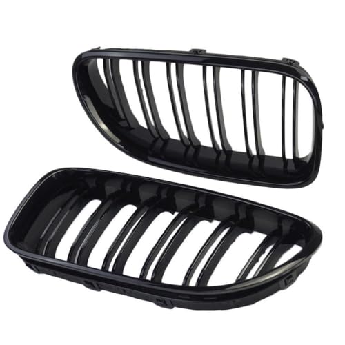 Parrilla delantera doble línea en negro brillo para BMW Serie 6 F06 F12 F13 de 2012 a 2017