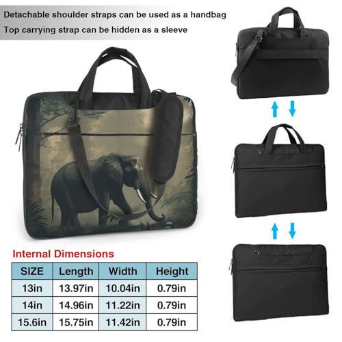 Maletín para portátil Elephant 13 pulgadas unisex miniatura 4