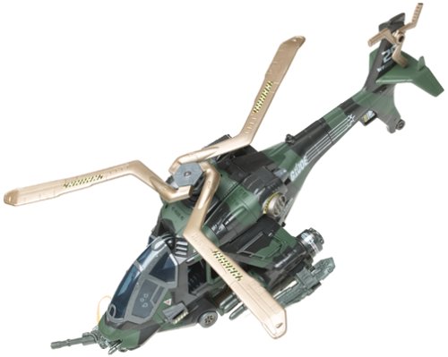Hélicoptère COBRA Night Attack Chopper 45cm GI JOE / Action Joe Complet, Hasbro - Occasion