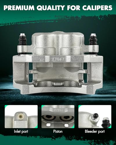 Image of SCITOO 18B4796 Rear Right Disc Brake Caliper w /Bracket Fit For Dodge For Ram 2500 2001-2002, Double Pistons