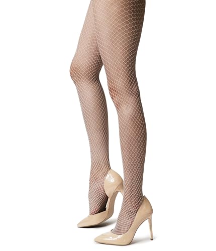 Image of TouchUps Fishnet Stockings Fashion Stockings High Waist Bottom Wear Pull-on Style Breathable, Comfortable